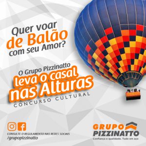 Quer ganhar um passeio de balão no mês dos namorados?