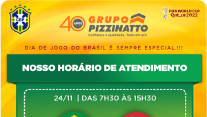 Horário de atendimento nos Jogos do Brasil